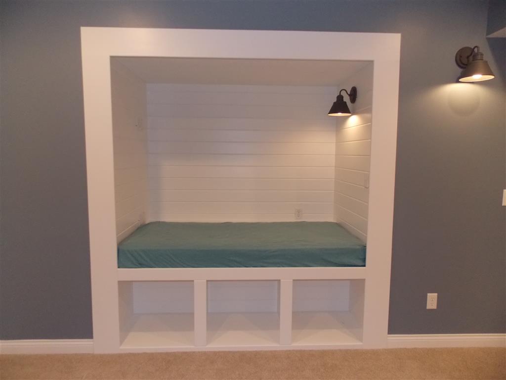 Reading Nook with Storage Cubes